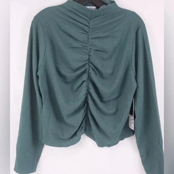 NWT Lot of 2x [Almost Famous] Green Ruched Top & Maxi Skirt, Women’s Plus 2X, 3X - Picture 3 of 11